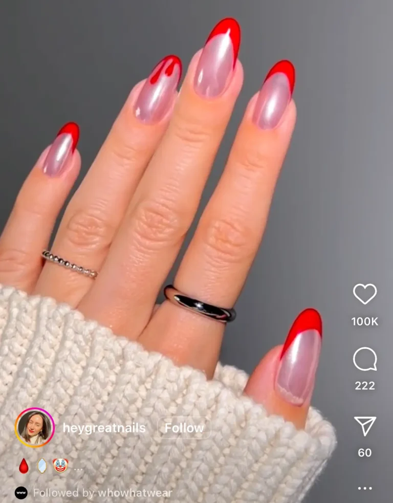 Bloody French Chrome